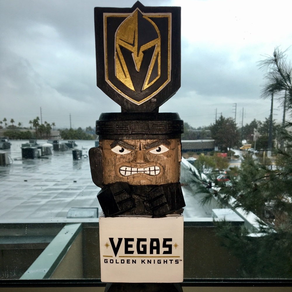 Vegas Golden Knight Totem Pole